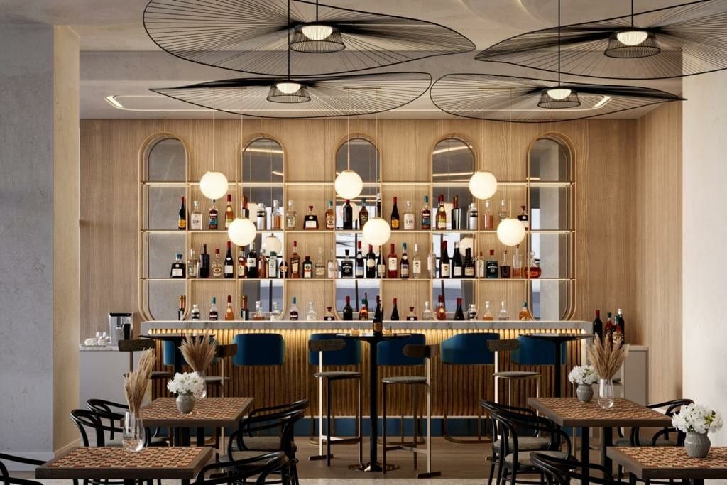 The bar