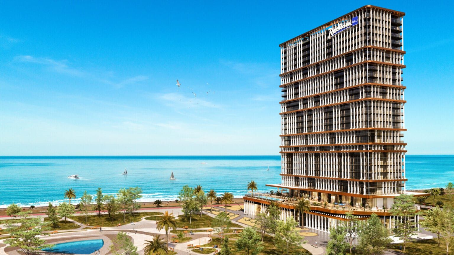 Radisson Blu Residences on the first line in Gonio