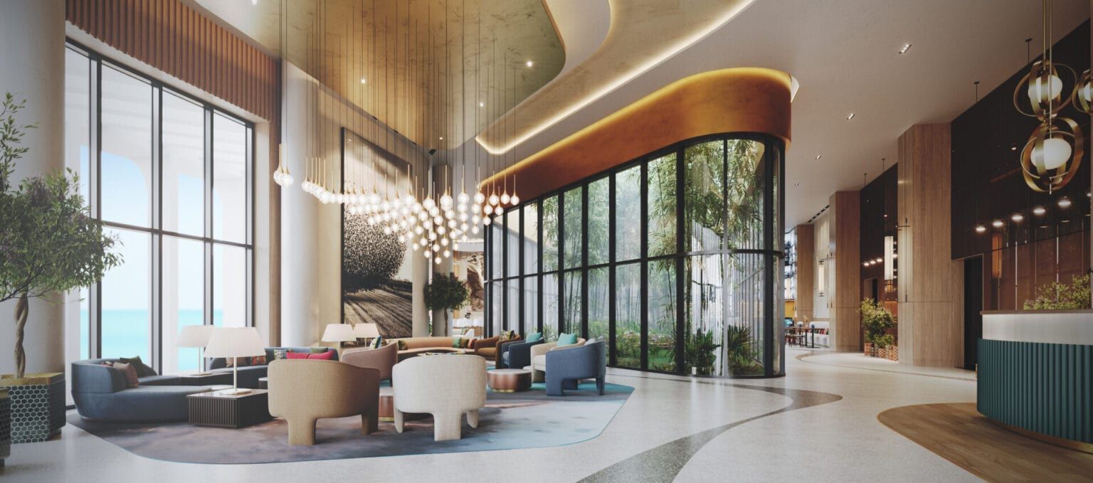The lobby